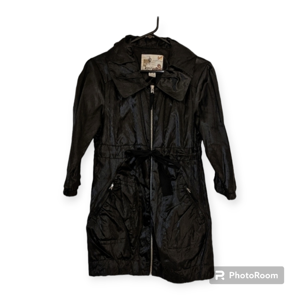 Kensie drawstring lightweight jacket size medium - image 1